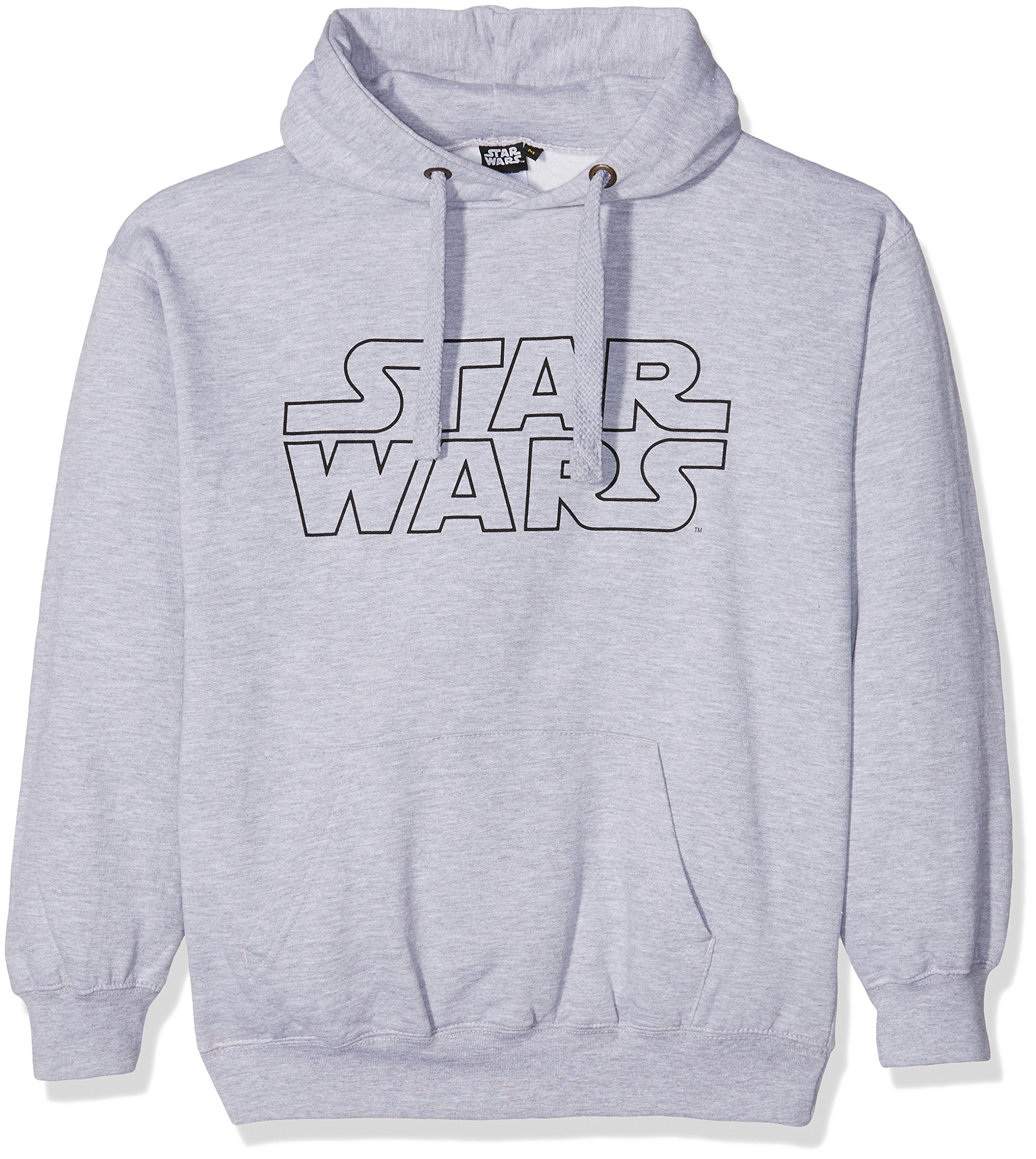 Star Wars Kapuzensweatshirt Basic Logo grau M