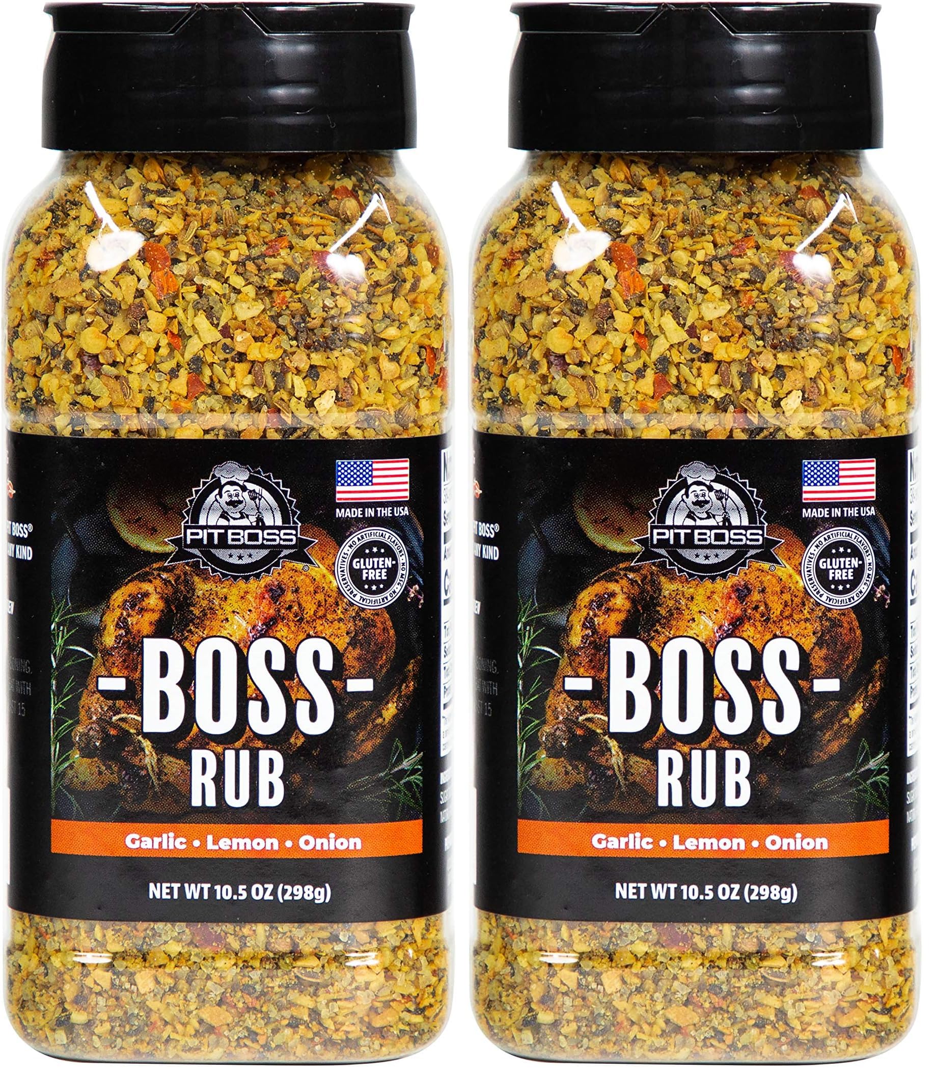 Pit Boss 40320 Boss Rub Grill Spices, 10.5 Ounce (Pack of 2), Multicolored