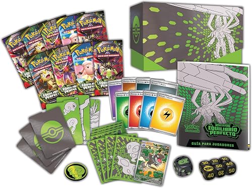 Pokémon: Boîte Dresseur Élite de méga-évolution JCC Pokémon (1 Carte Promo avec Illustration agrandie, 9 enveloppes d'amélioration et Accessoires de qualité supérieure) - 2