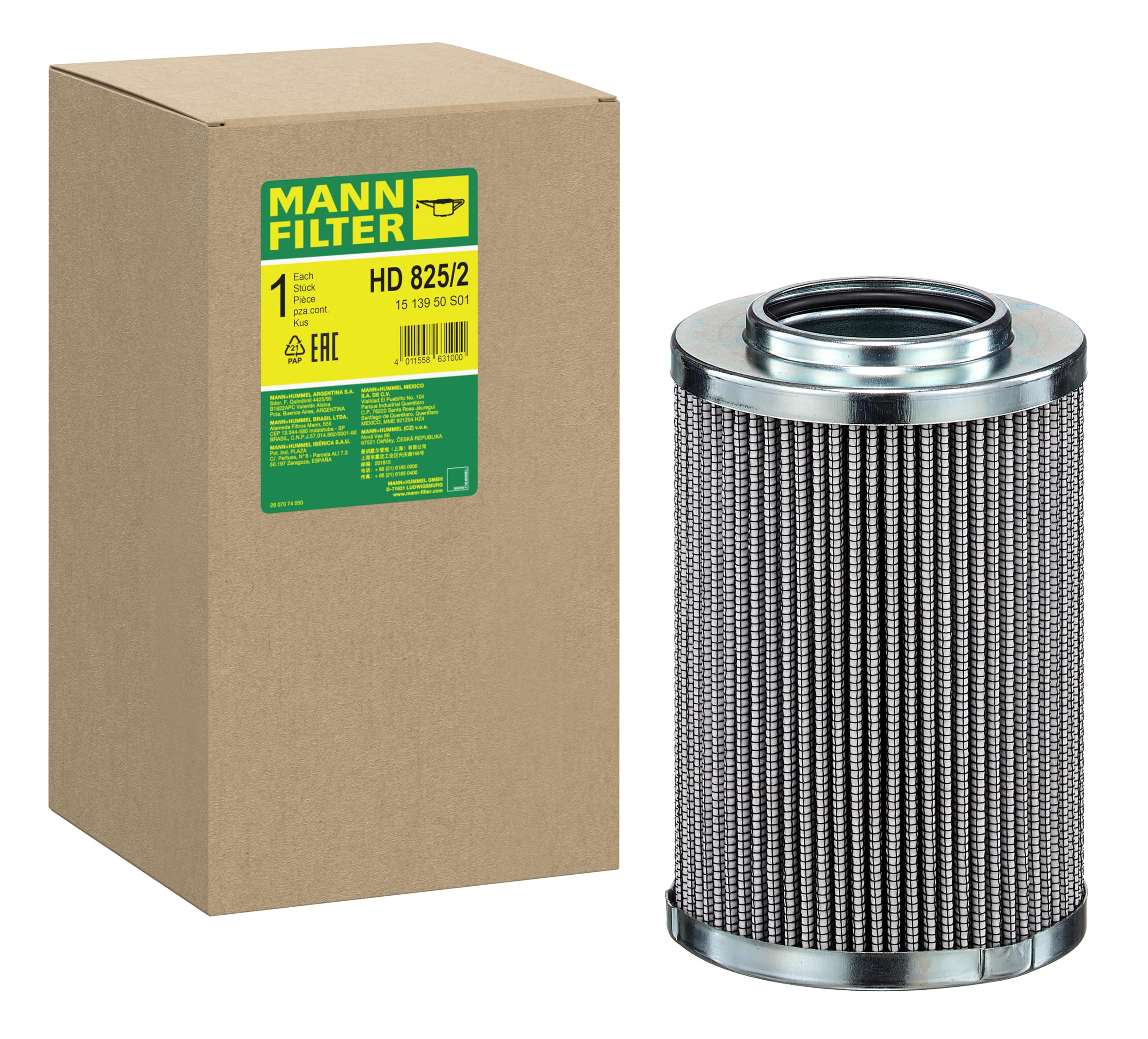 MANN-FILTER HD 825/2 Hydraulika - MASZYNY BUDOWLANE