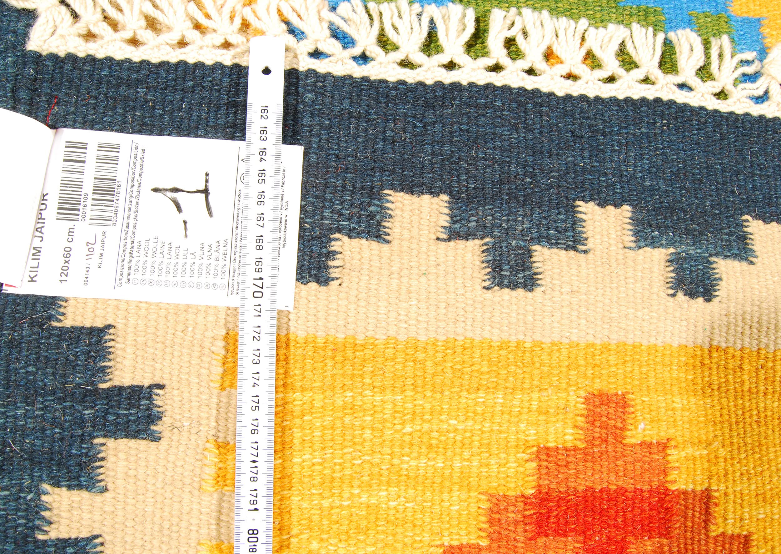 Kilim Autentico, Originale e Fatto a Mano Ideale 120x60 CM (Galleriafarah1970)