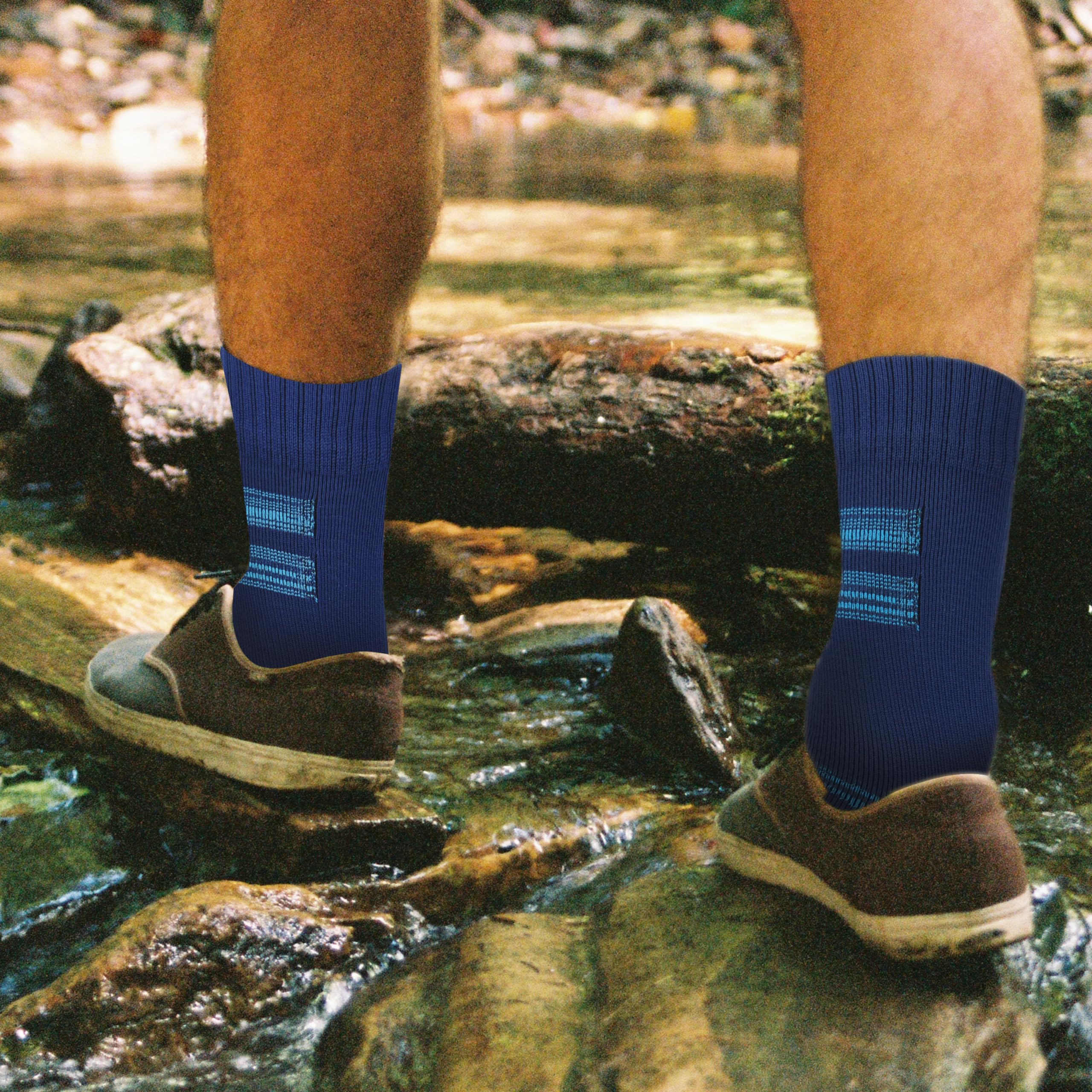 Jeasona 2 pares de calcetines térmicos impermeables para hombre 9-11 calcetines impermeables | Hombres remo, correr, ciclismo, golf, trabajo, invierno, caminata