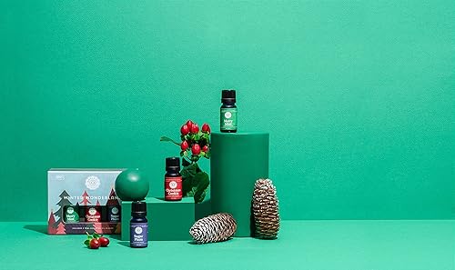 Miniatura 2 de Woolzies Juego de mezcla de aceites esenciales 100% puro y natural para relajarse, grado terapéutico, incluye mezclas refrescantes, brisa marina y