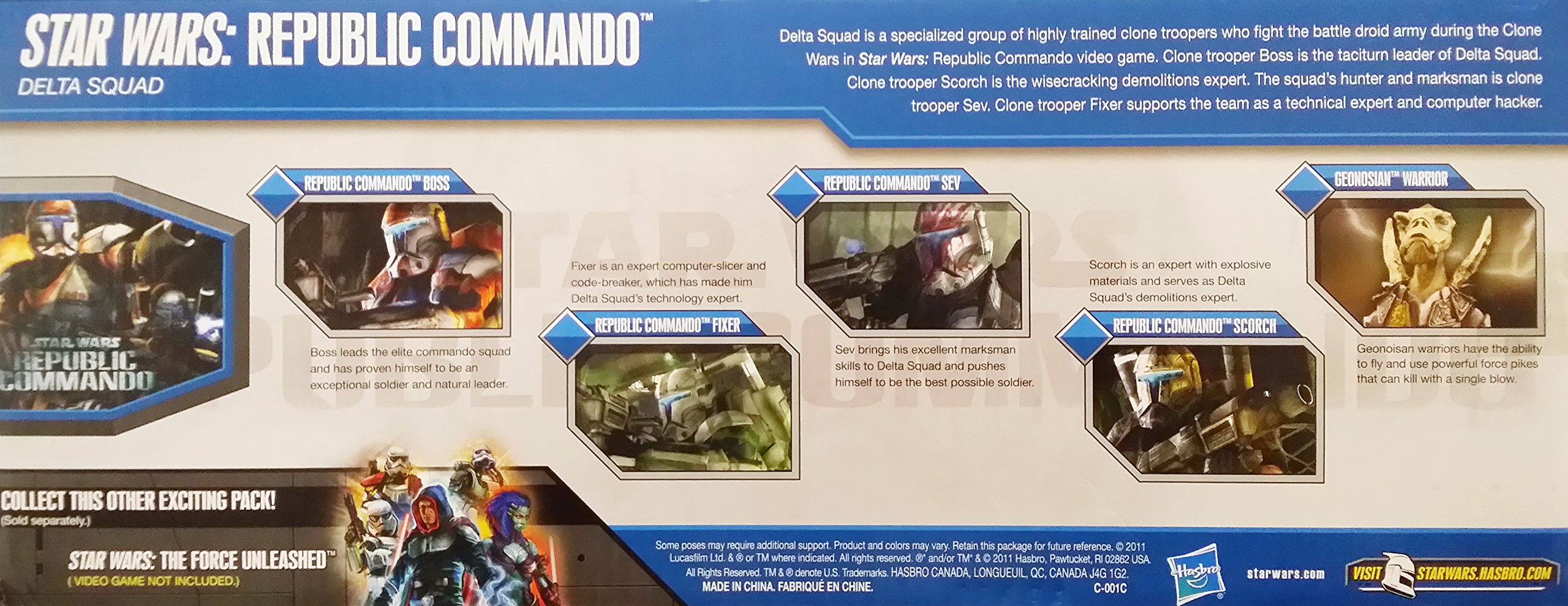 スターウォーズ　フィギュアセット Star Wars Delta Squad Buy Star Wars: Republic Commando Delta Squad Action Figure Set