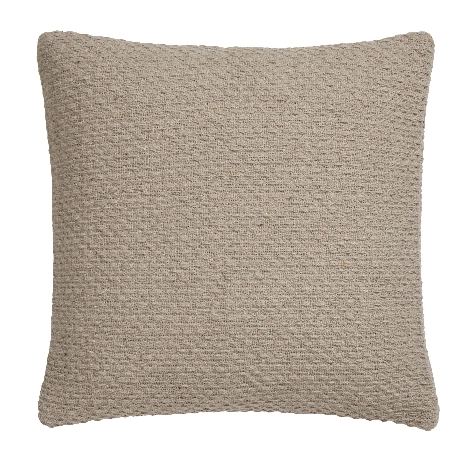Drift Home - Hayden - 100% Recycled Cotton Cushion Cover - 43 x 43cm in Natural