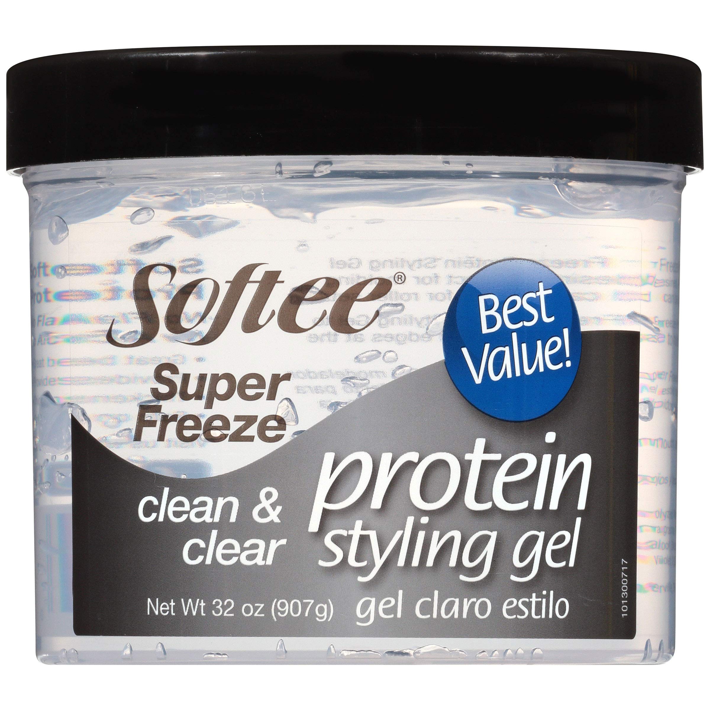 Amazon.com : Softee Super Freeze Hair Styling Gel Protein 32 Oz
