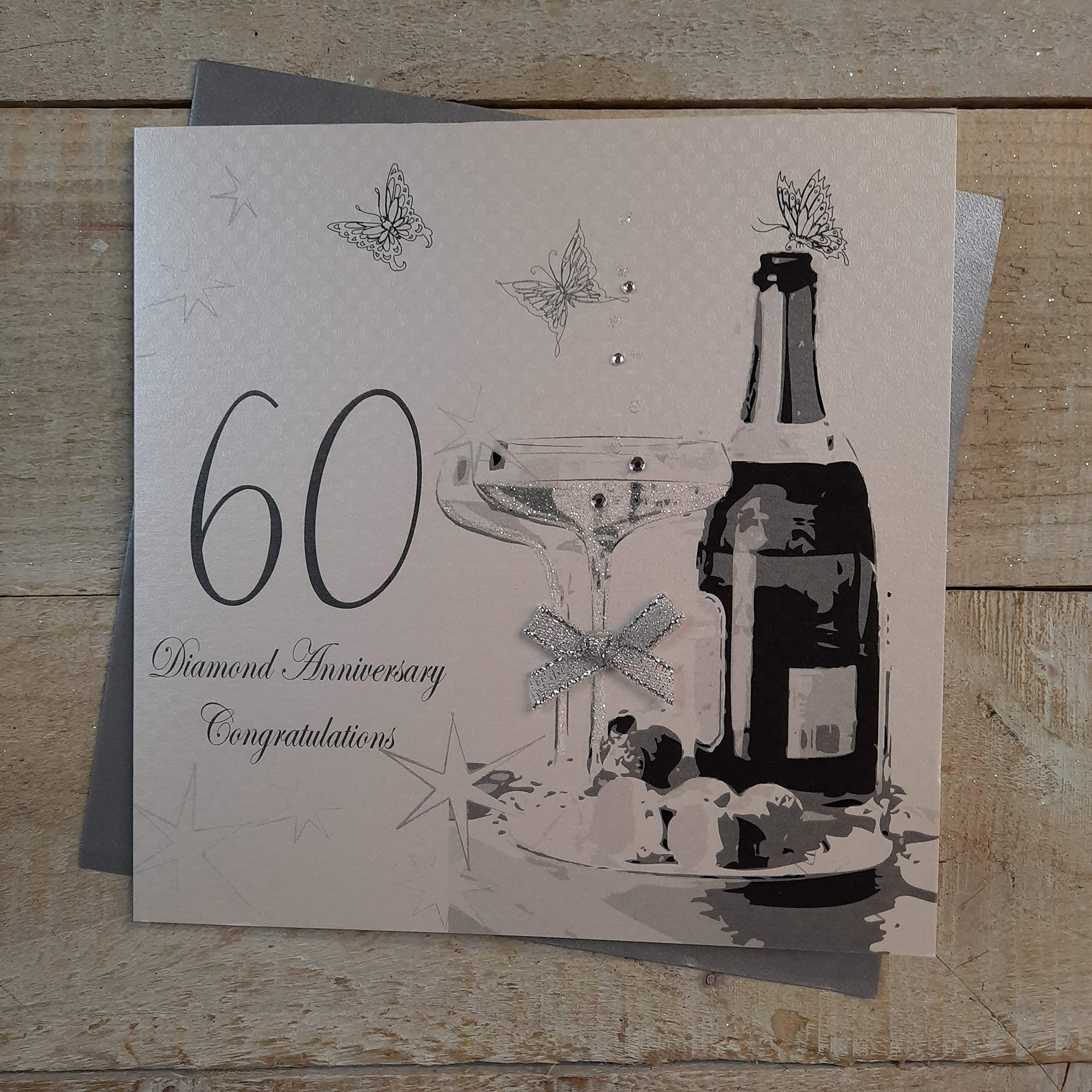 Biglietto Di Auguri Old English Company, 15x15 Cm, Cartone 280 G/m², Interno Bianco, Con Busta, Per Amici E Anniversari