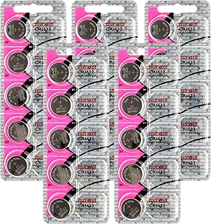 5X 5pc Maxell 3V Lithium Coin Cell Battery CR1632 Replace DL1632, BR1632, KL1632