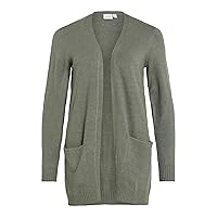 Vila Cardigan da Donna VIRIL Basic, Laurel Wreath