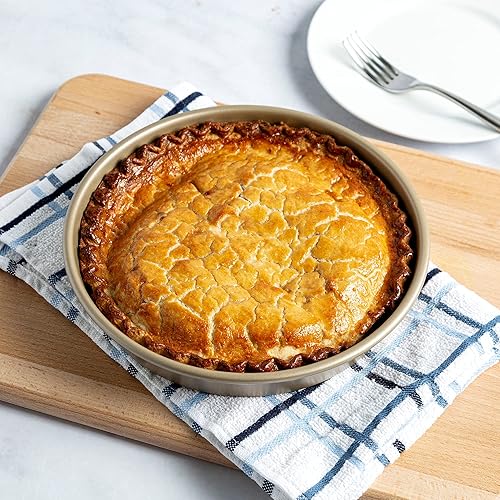 Miniatura 6 de Goodful Juego de moldes redondos antiadherentes, acero al carbono resistente con revestimiento de liberación rápida, fabricado sin PFOA, apto para