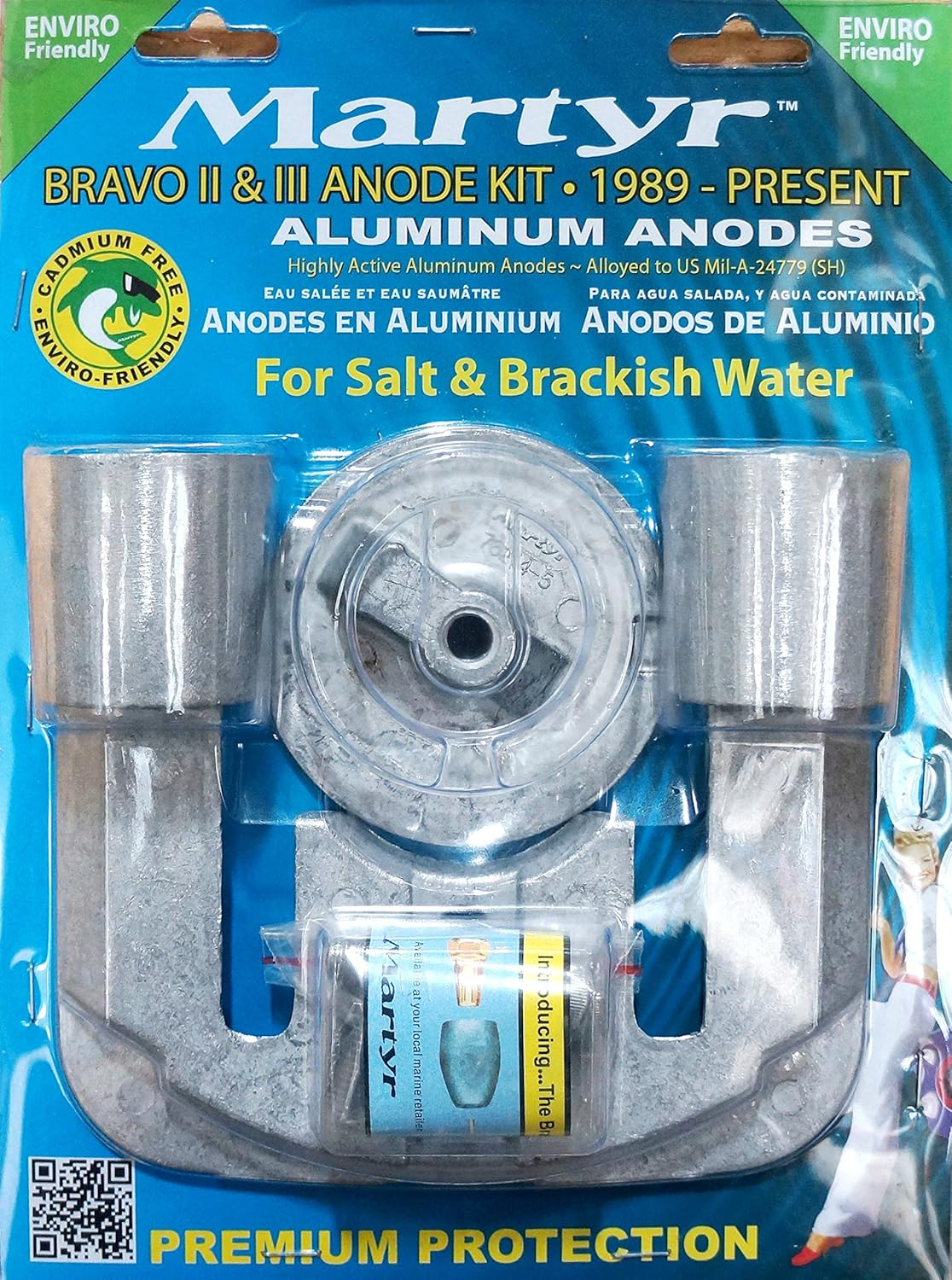 Martyr Anodes ALUM MERC KIT - BRAVO 2/3 - CMBRAVO23KITA