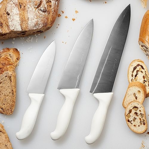 Miniatura 7 de CURTA Cuchillo de chef, NSF, cuchillo de cocina profesional de 8 pulgadas para acero inoxidable al carbono con mango ergonómico, apto para