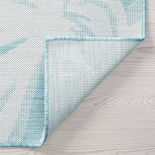 Miniatura 5 de Alfombra redonda resistente al agua y a la decoloración, de 6 pies, para patio, terraza, porche, entrada, alfombra exterior para patios, terraza,