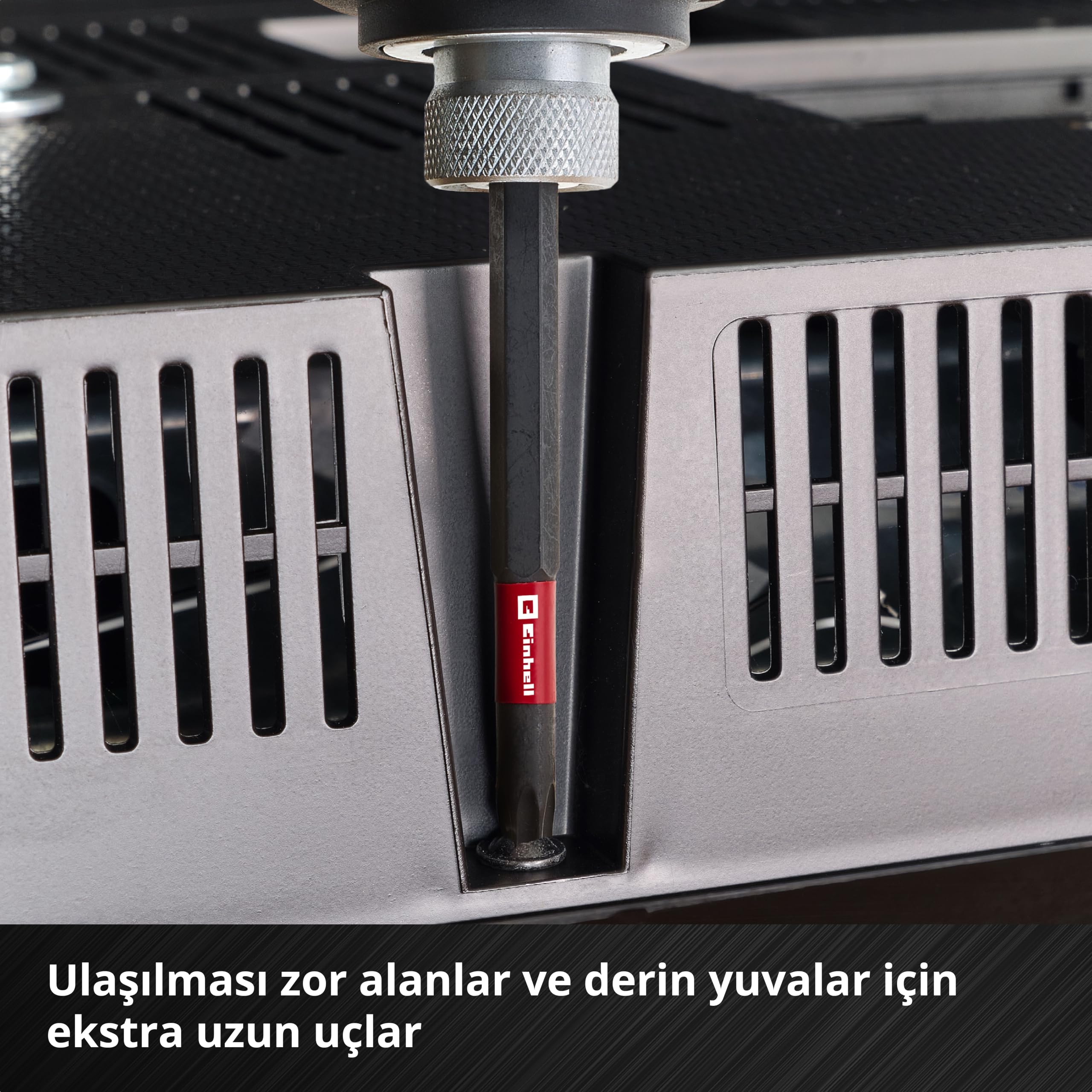 Orijinal Einhell M-CASE 38-Parça Darbeye Dayanıklı Uç Seti (25 mm, 50 mm Ve 90 mm Uçlar, Altıgen Lokmalar, 60 mm Uç Tutucu, Saklama Kutusu Dahil) - 49109250
