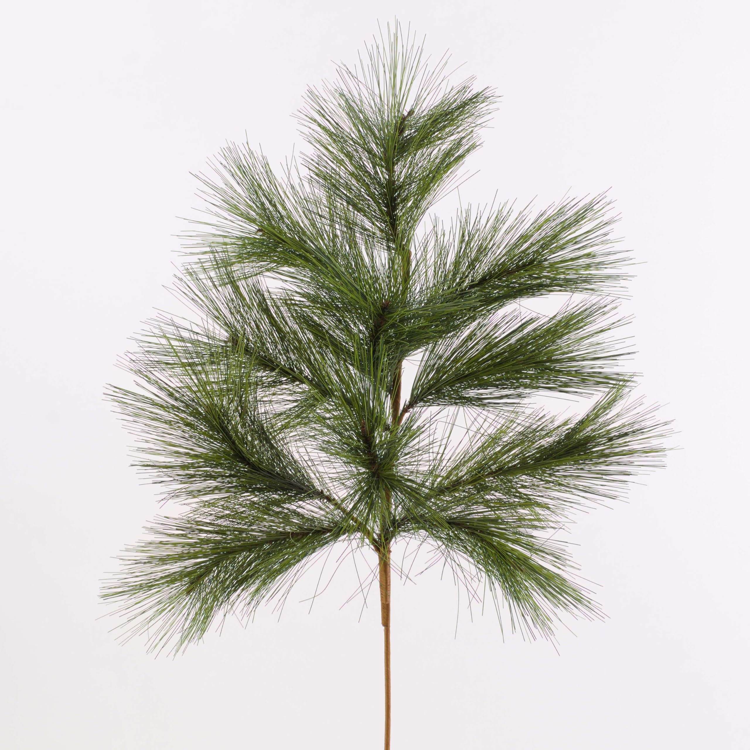 Artplants Green .De Artificial Pine Spray With 11 Coniferous Branches, 28"/70Cm - Artificial Twig/Artificial Christmas Spray