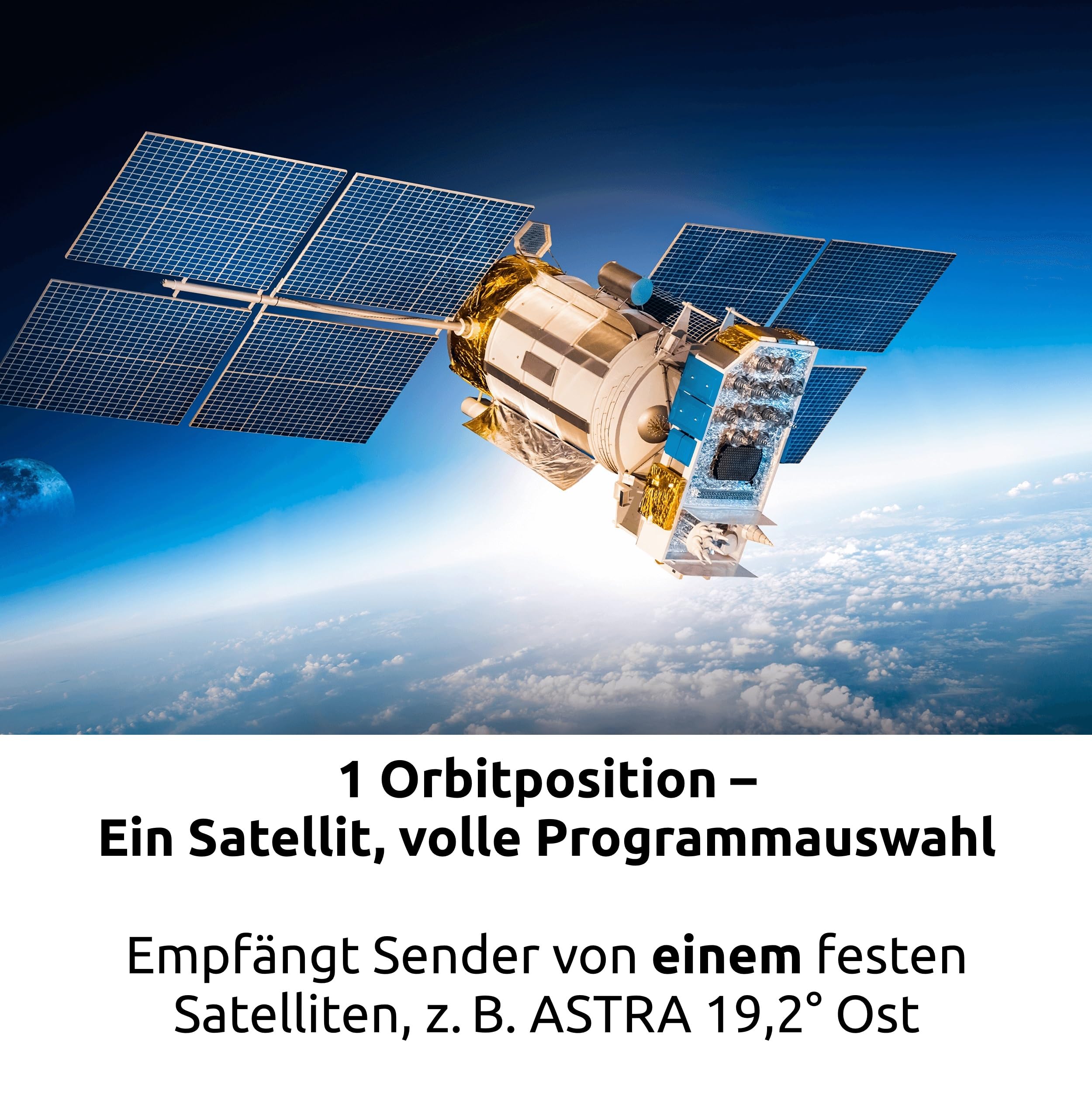TechniSat DIGIDISH 33 Satelliten-Schüssel 33 cm Komplettset mit Wandhalterung und Satfinder V/H-LNB grau