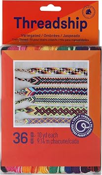 DMC Prism Craft Thread Pack 8 Meters 36/Pkg-Variegated Colors