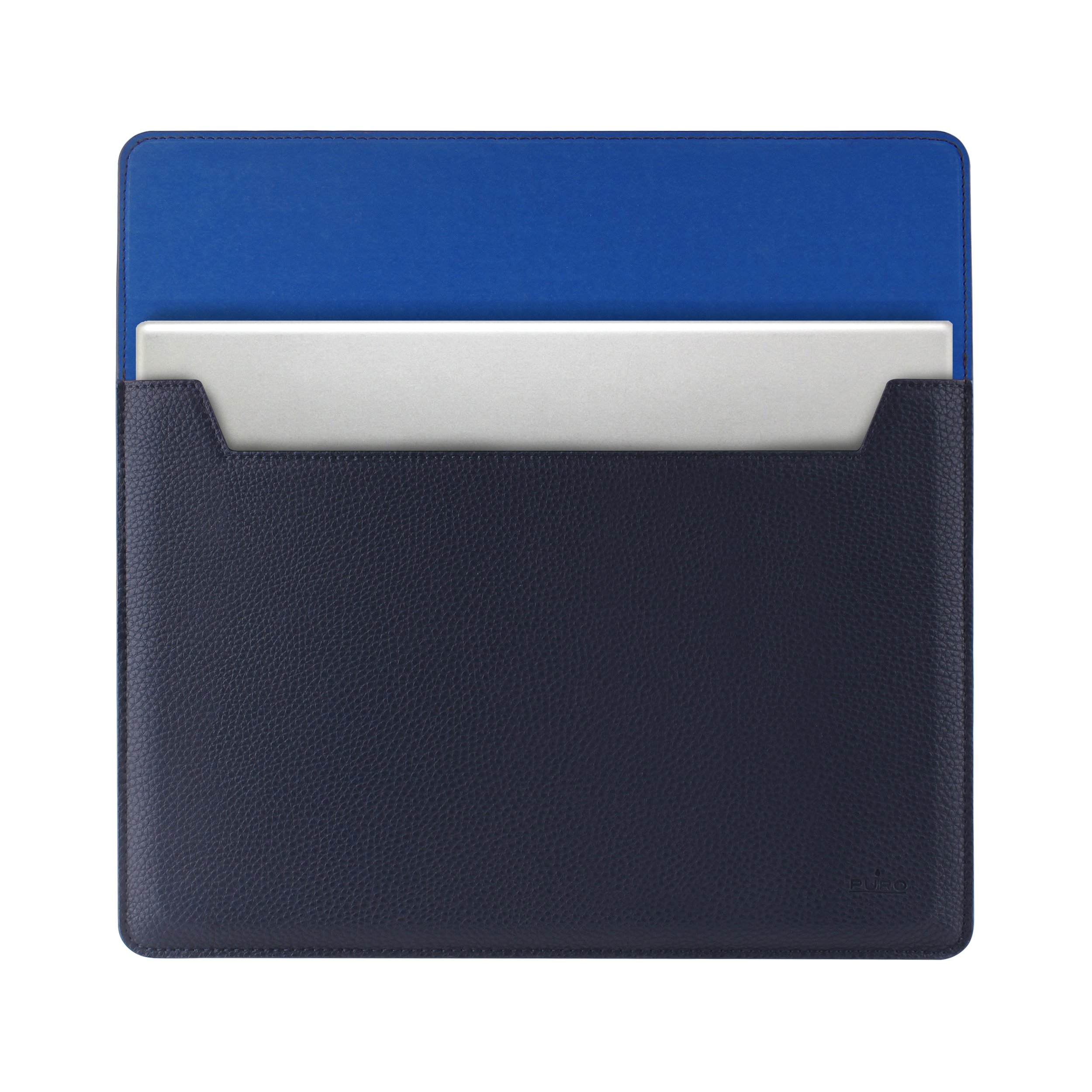 Puro Envelope Custodia In Similpelle Blu Per Laptop 15 Pollici: Stile E Protezione Con Chiusura Magnetica!