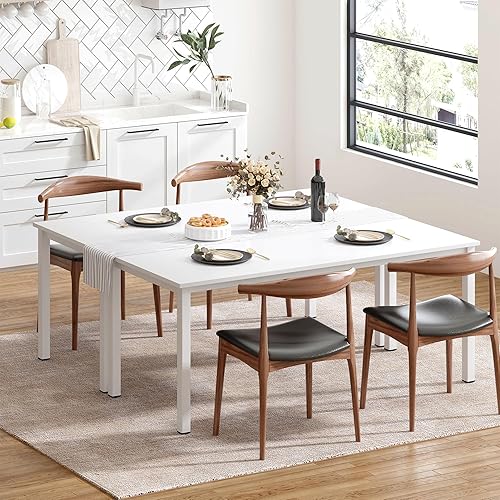 Miniatura 8 de Need Escritorio de oficina ejecutivo de 70.8 pulgadas, escritorio de computadora grande y elegante, escritorio de escritura de estudio simple,