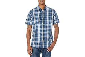 Men’s Regular-Fit Short-Sleeve Casual Button-Down Shirts