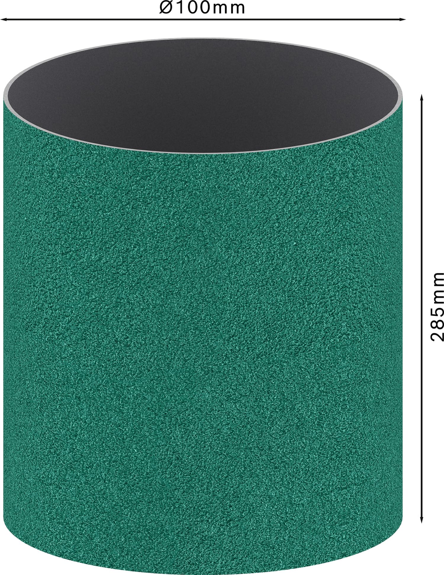 Bosch 5x Nastro abrasivo PRO Y580 (per Acciaio inossidabile, Ø 90 mm, Grano 60, Professional Accessorio Levigatrice a rullo)