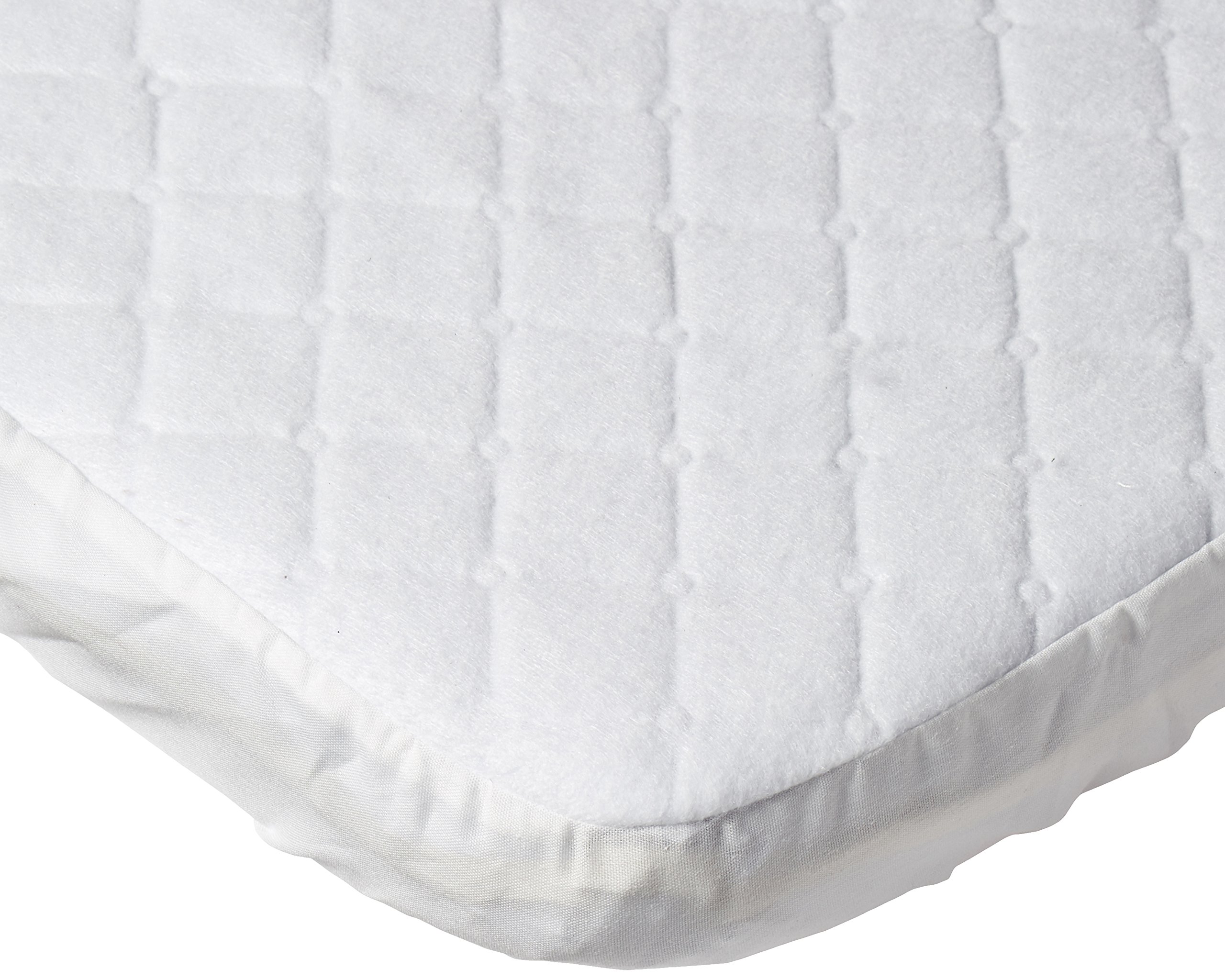 bkb Bassinet Mattress and Mattress Protector, 17" x 31"