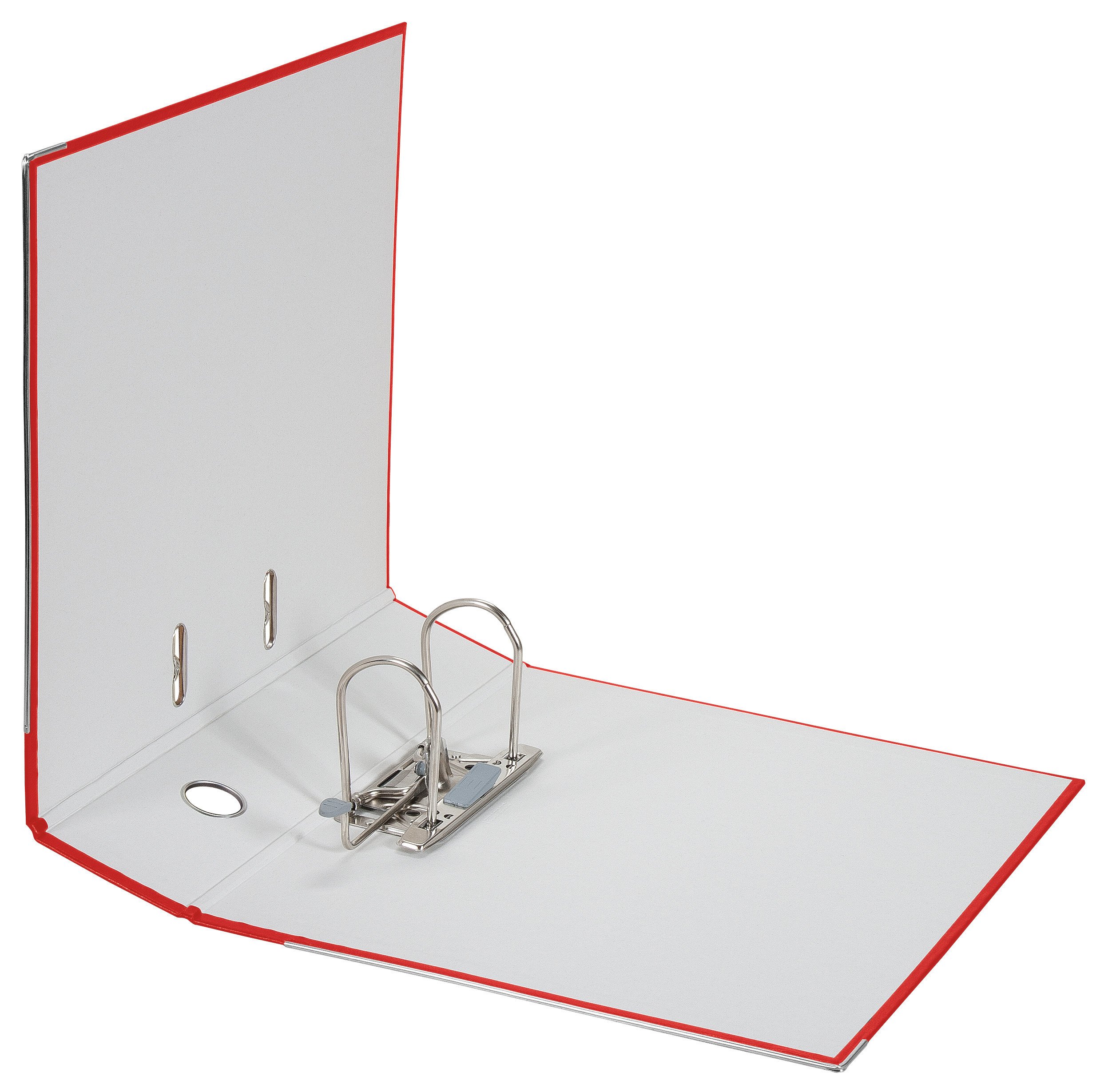 Original Falken Pack of 3 Polypropylene Colour Folders, Made in Germany, 8 cm Wide, DIN A4, Red, Vegan Plastic Folder - Image 3