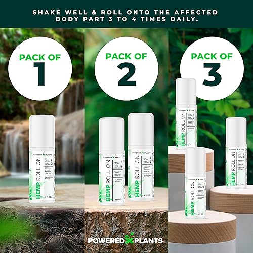 Miniatura 7 de Aceite de cáñamo Roll On  Aceite de mentol con boswellia y árnica  Aceite extra fuerte de 12,000 mg para molestias musculares por Powered X Plants