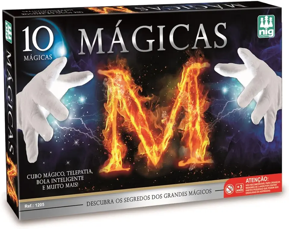 Kit de Mágicas M, Nig Brinquedos