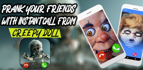 Creepy Doll Video Call - Simulate call with Creepy Doll - Prank Video Call & Voice Call from evil Ho