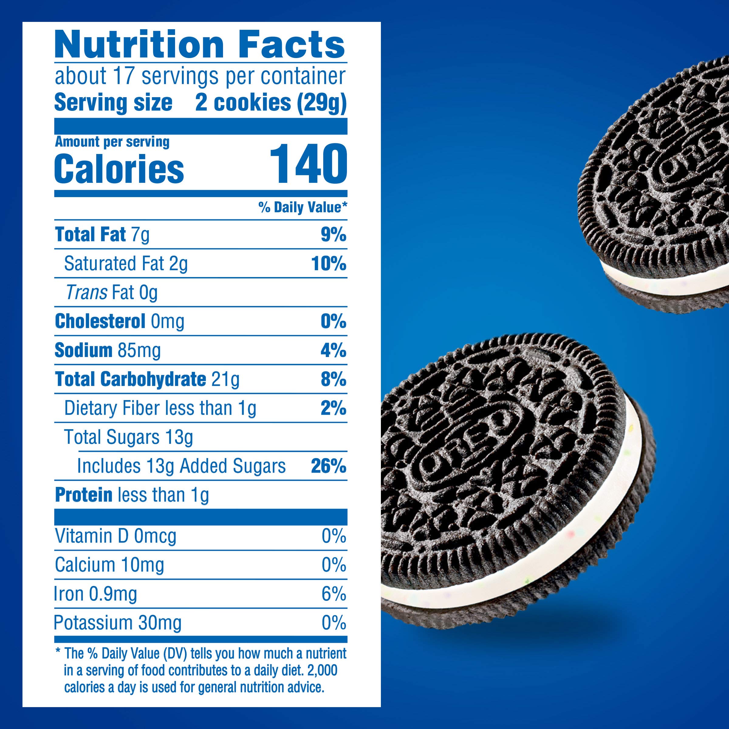 OREO Birthday Cake Chocolate Sandwich Cookies, 12 17 oz Family Size
