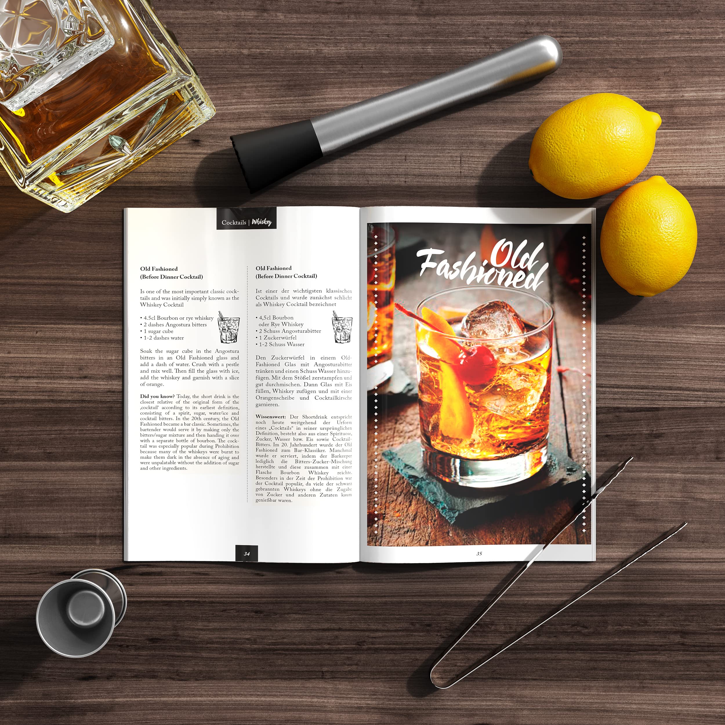 Cocktail Shaker Kit INOX Qualité Extra avec Support, Livre Cocktail, Accessoires Professionnel pour Bar - Cuillère Pilon Jigger Paille - Set Cadeau Homme Femme