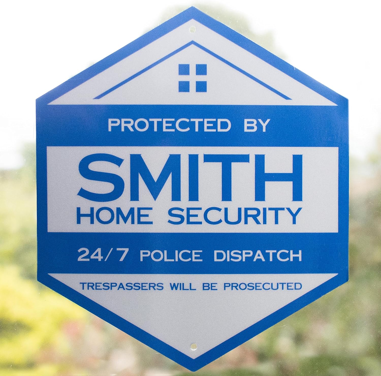 Smith Home Security Home Security Yard Sign 24/7