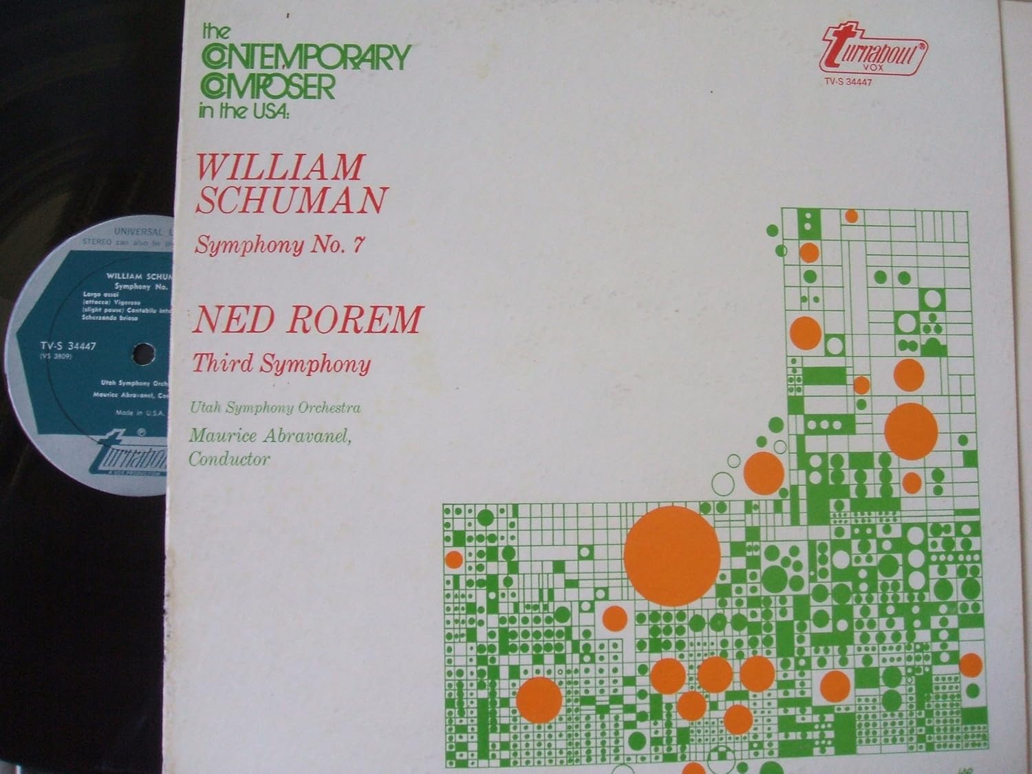 William Schuman Symphony No.7; Ned Rorem Third Symphony Artists Utah Symphony Orchestra