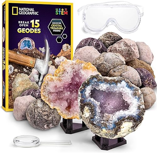 Abre 15 geodas y explora los cristales con National Geographic