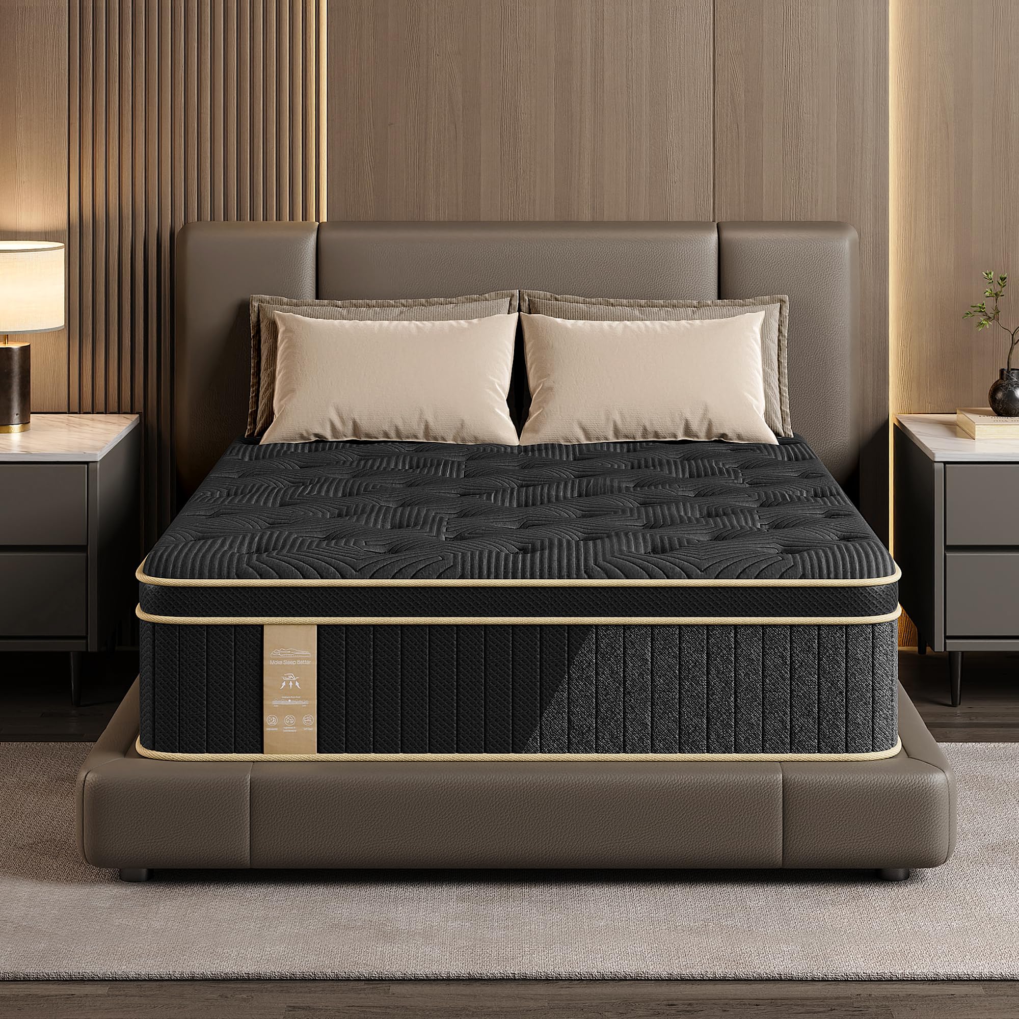 Photo 1 of Generic Queen Hybrid Mattress in a Box, 12 Inch