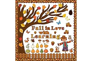 WATINC Fall Decorations for Classroom Elementary: Autumn Bulletin Board Cutouts
