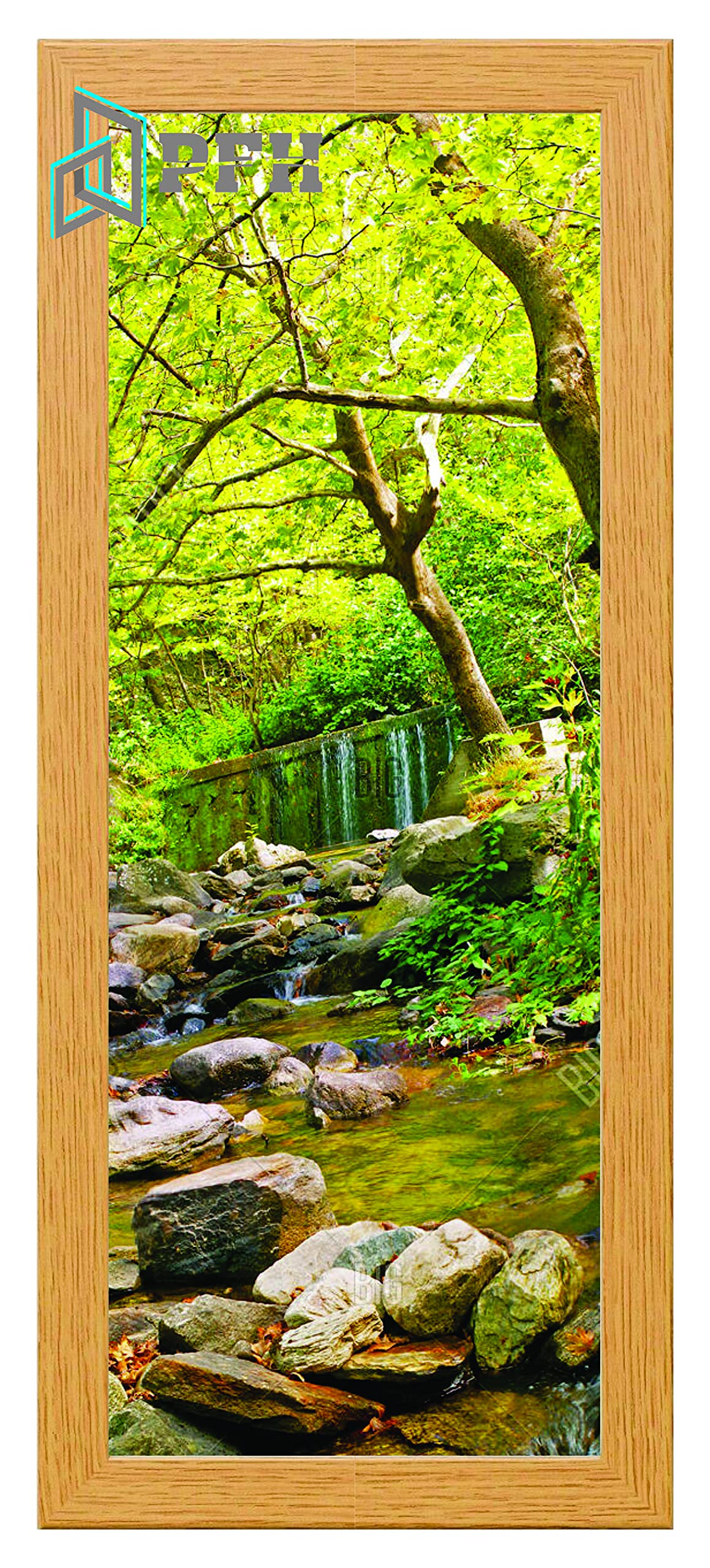 Hosuer Modern Photo Frames Oak 750Mm X 500Mm Flat Picture Frames Premium Wood Poster Frames Acrylic Glass Wall Hanging Frames