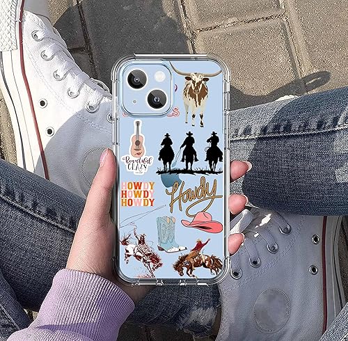 Miniatura 5 de Funda transparente de vaquera para iPhone 13, diseño de howdy para niños y niñas, funda transparente de TPU suave para iPhone 13