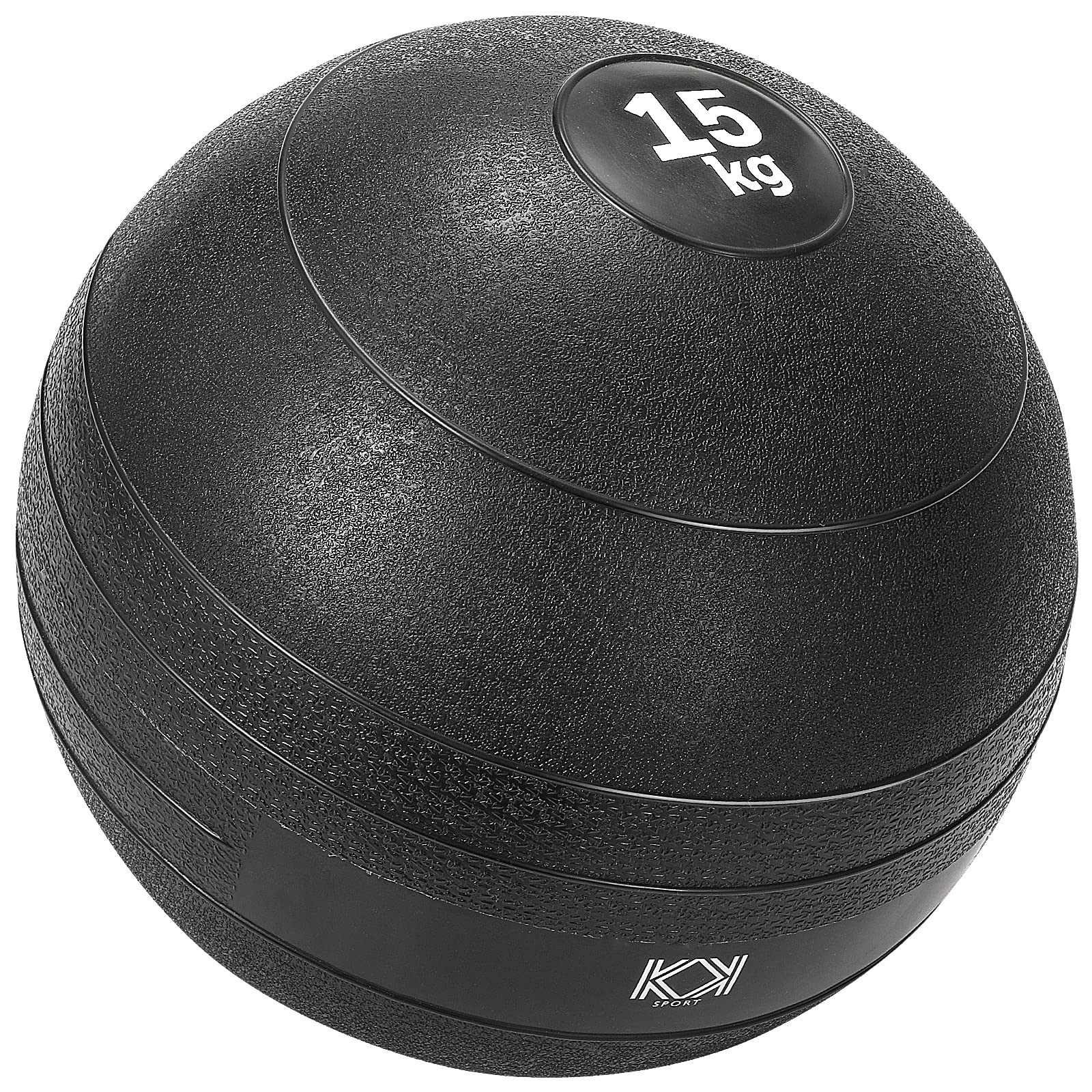 KK Slam Ball 4kg, 6kg, 8kg, 10kg, 15Kg Heavy Duty, No Bounce Rubber Exercise Ball - Strengthens, Sculpts & Conditions. Gym or Home Use - Perfect For Workout, Exercise & Training — image 1