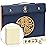Yellow Mountain Imports Bleau Fontaine Chinese Mahjong Set with 146 Medium Tiles and Blue Vinyl Case - for Chinese Style Gameplay Only []