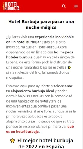 Bubble Hotel in Spain