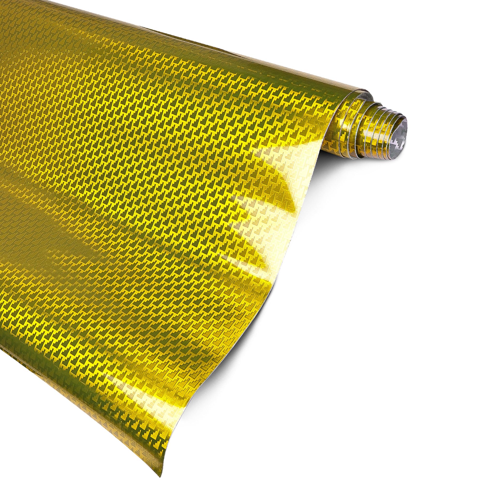 Lypumso Plating Chrome Gold Vinyl Wrap Film, Mirror-Like Gloss Finish for Car, Motorcycle | Easy DIY Install &amp; Air Release | Removable No Residue 1ft x 5ft