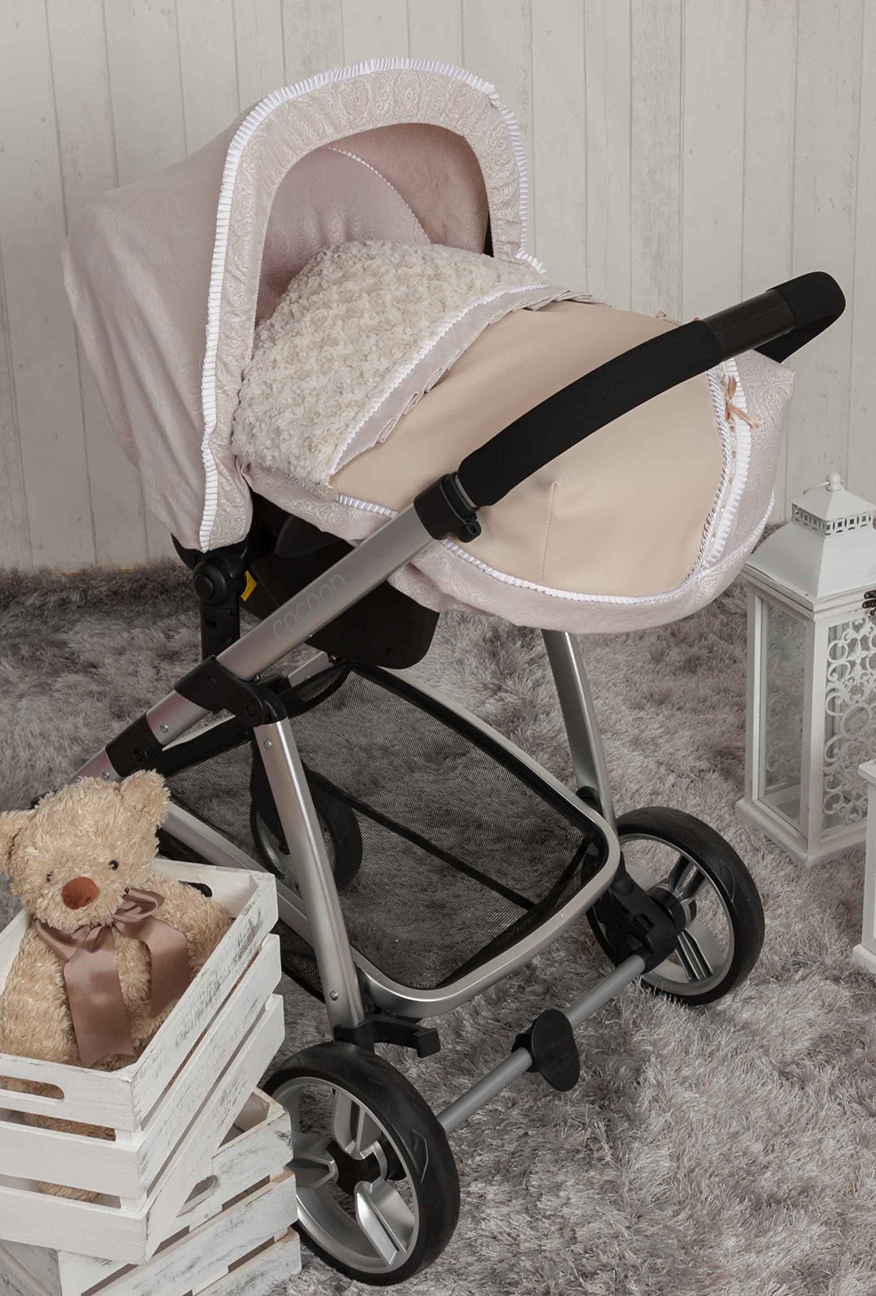 Babyline Bombón – śpiwór do nosidełek dziecięcych, beżowy