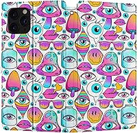 Vista 5 de Funda tipo cartera de repuesto para Apple iPhone 12 Mini 11 Pro Max Xr Xs 10 X 8 Plus 7 6S SE Flip Card Holder Cool Hippie Crazy Cover Magnetic PU