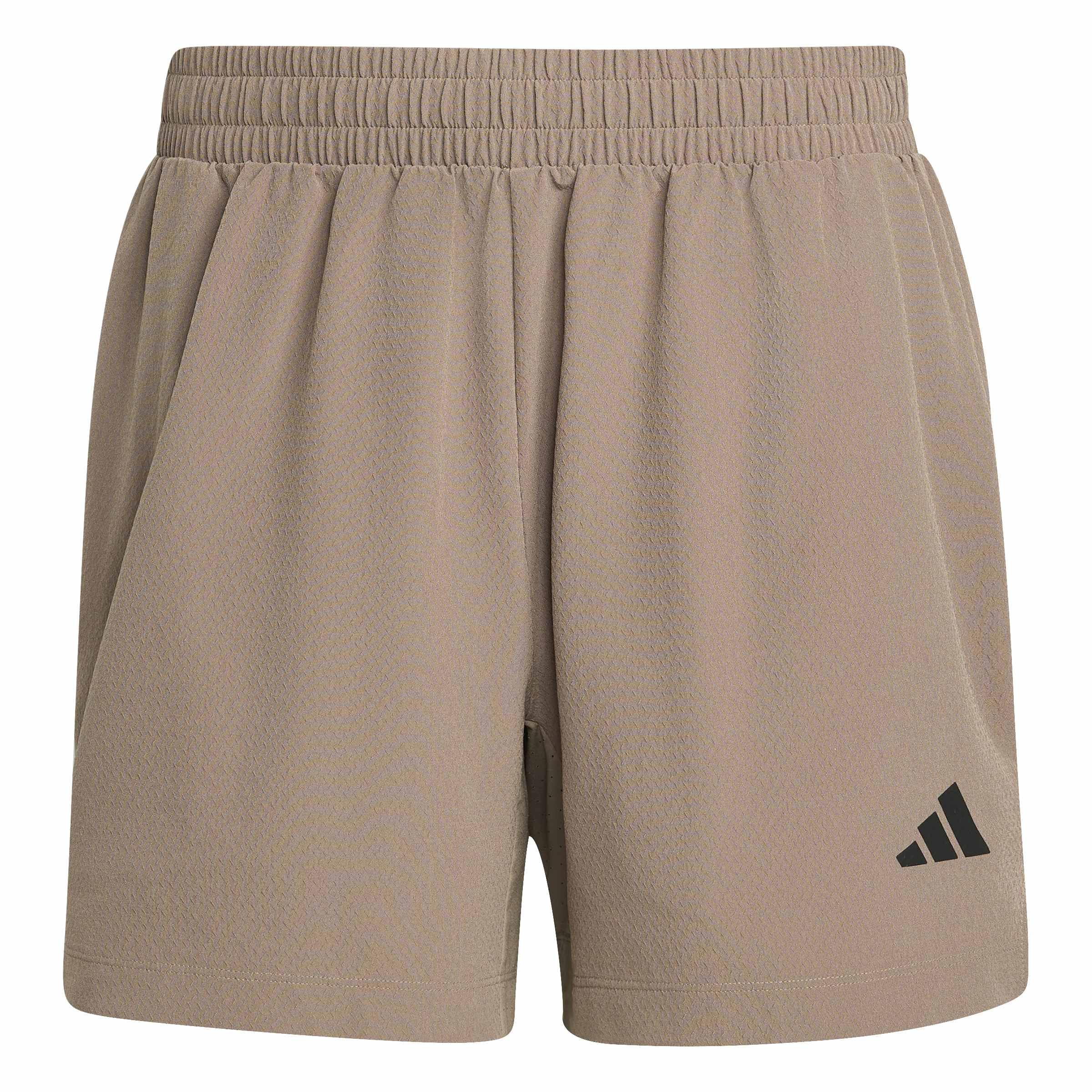 adidas Uomo D4T Primelift 3 Stripes Shorts, Khaki Six, XXL