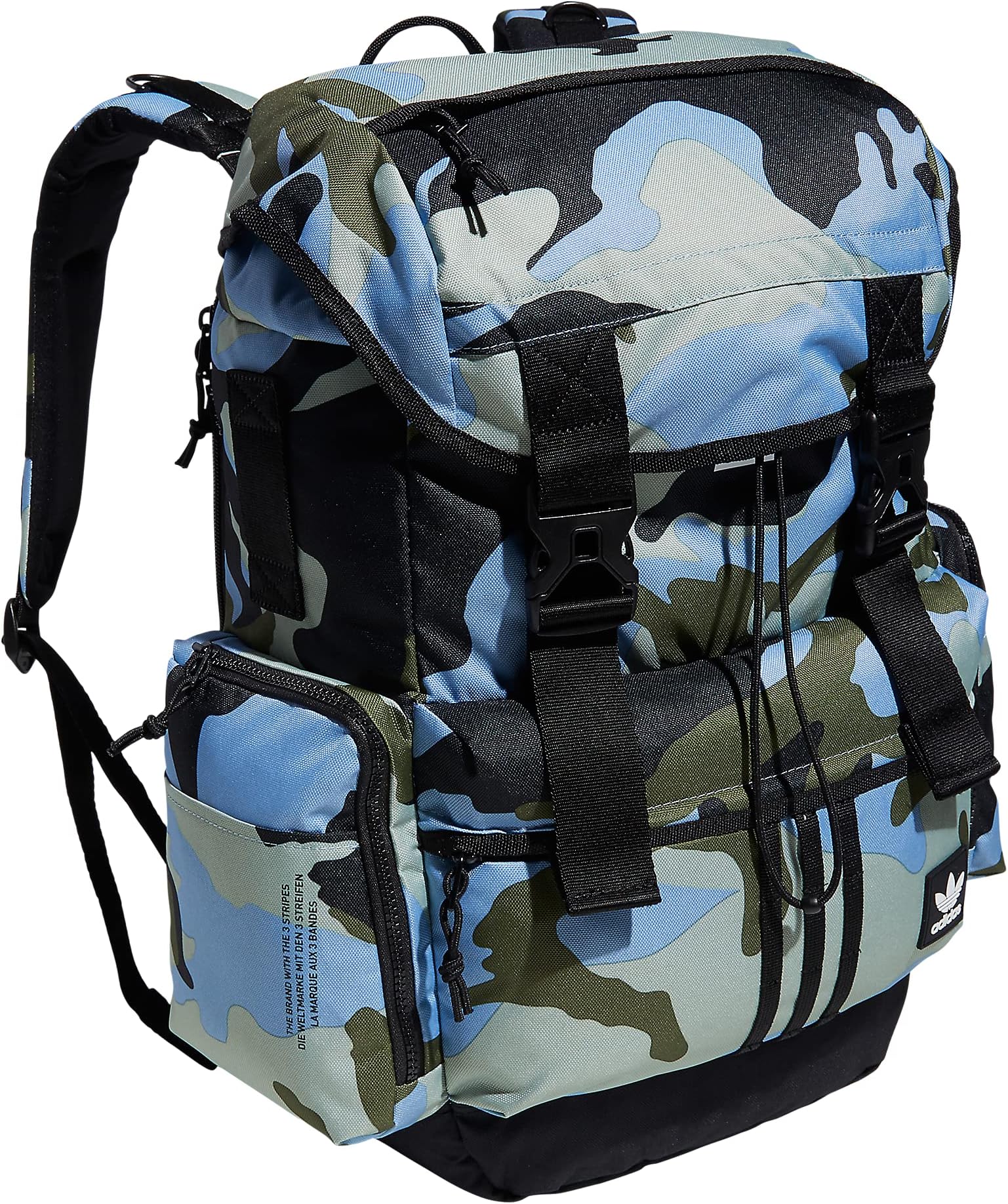 adidas Originals Originals Utility 4.0 Backpack, Rain Camo Ambient Sky, One Size