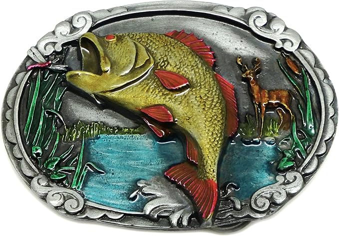 fish belt buckle