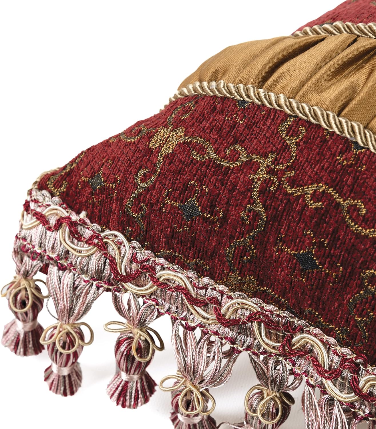 Sherry Kline China Art RED Boudoir Pillow, 1 pc, 13 x 20 (Rectangle)