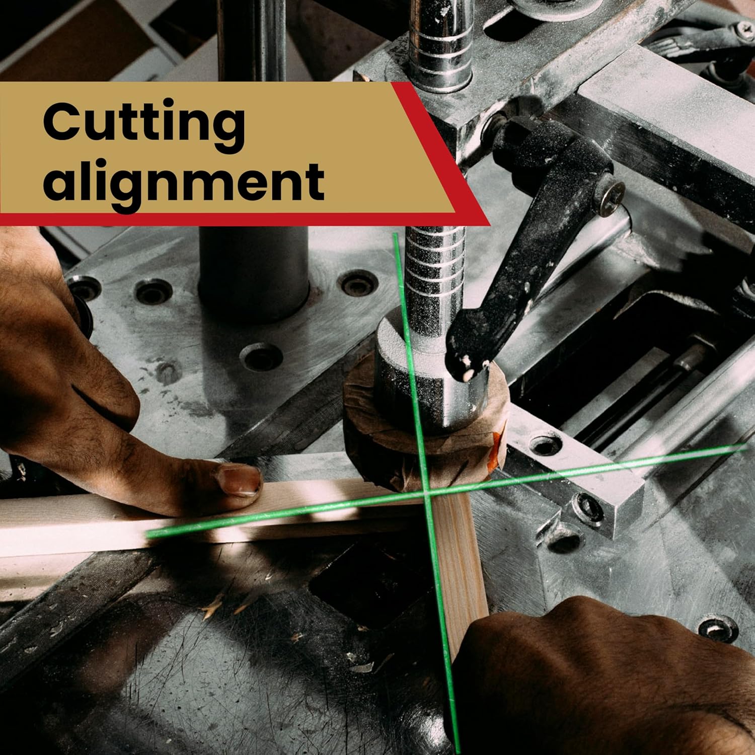 Economical Green Crosshair Laser Module, 520nm, Class 1 Eye-Safe, VLM-520-29 LPT - with APC Driver, D9 x L26 mm, 7~10 VDC Operation Voltage, for 0~1 Meter Working Distance, Laser Head, Made in Taiwan